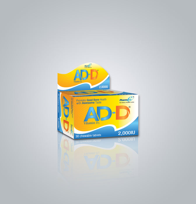 AD-D 2000IU Chewable Tablet