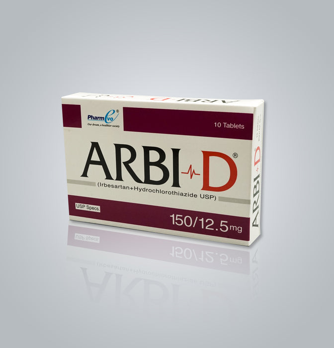 Arbi-D Tab. 150/12.5mg CP 1X10'S