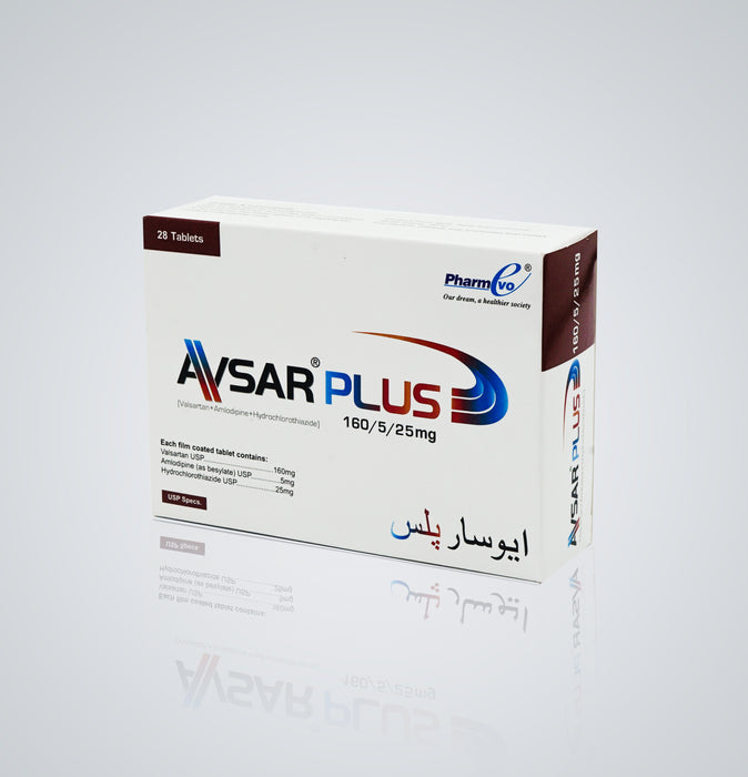 AVSAR PLUS 160/5/25MG TAB