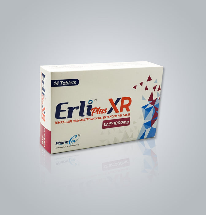 Erli Plus XR Tab. 12.5/1000mg CP 2X7'S