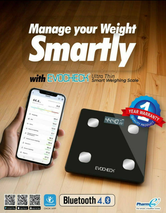Evocheck Weighing Scale (Black)