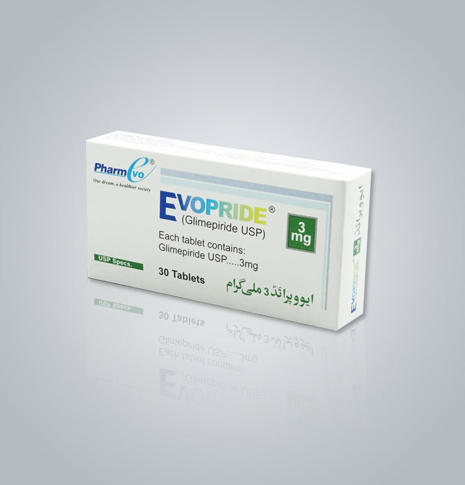 Evopride Tab. 3mg CP 3X10'S