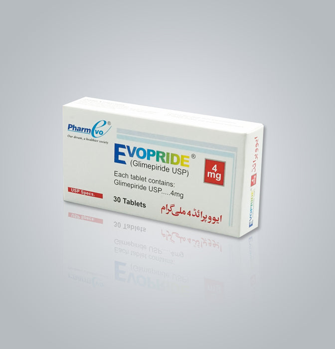 Evopride Tab. 4mg CP 3X10'S