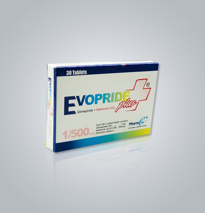 Evopride Plus Tab. 1/500mg CP 3X10'S