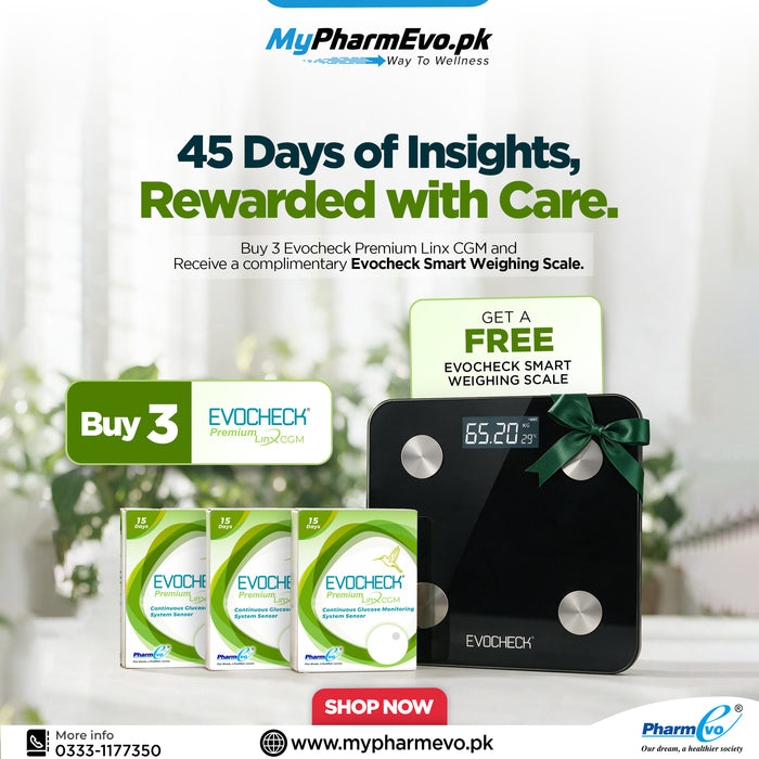 EvoCheck Premium Linx CGM - Smart Sensor Monitoring