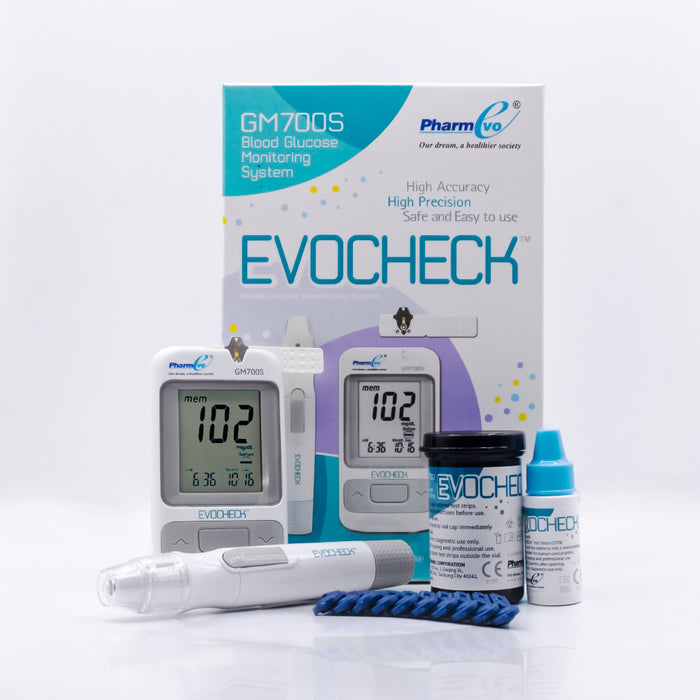 Evocheck GM700S Blood Glucose Monitoring System - Only Meter